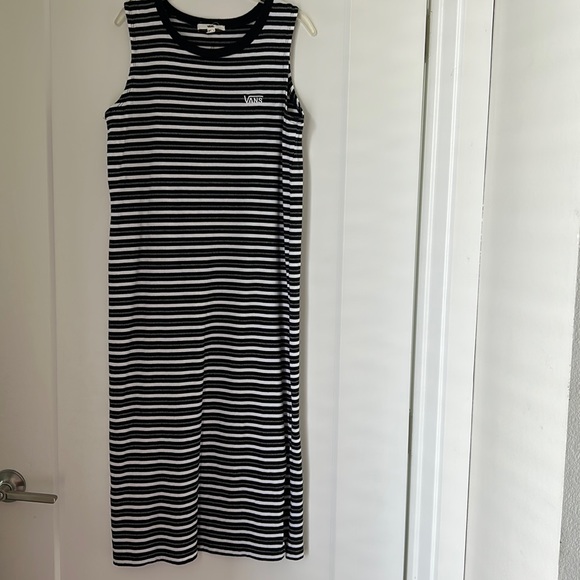 Vans Dresses Vans Stripped Midi Dress Poshmark